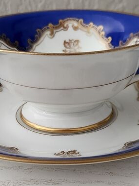 Vintage Fragonard Royal Heidelberg Winterling Porcelain Tea Cup and Saucer Set